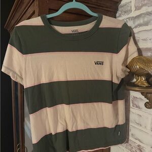Vans Olive and Peach T-Shirt